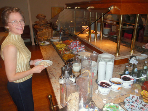 Continental Breakfast at Hotel Asterhoff.